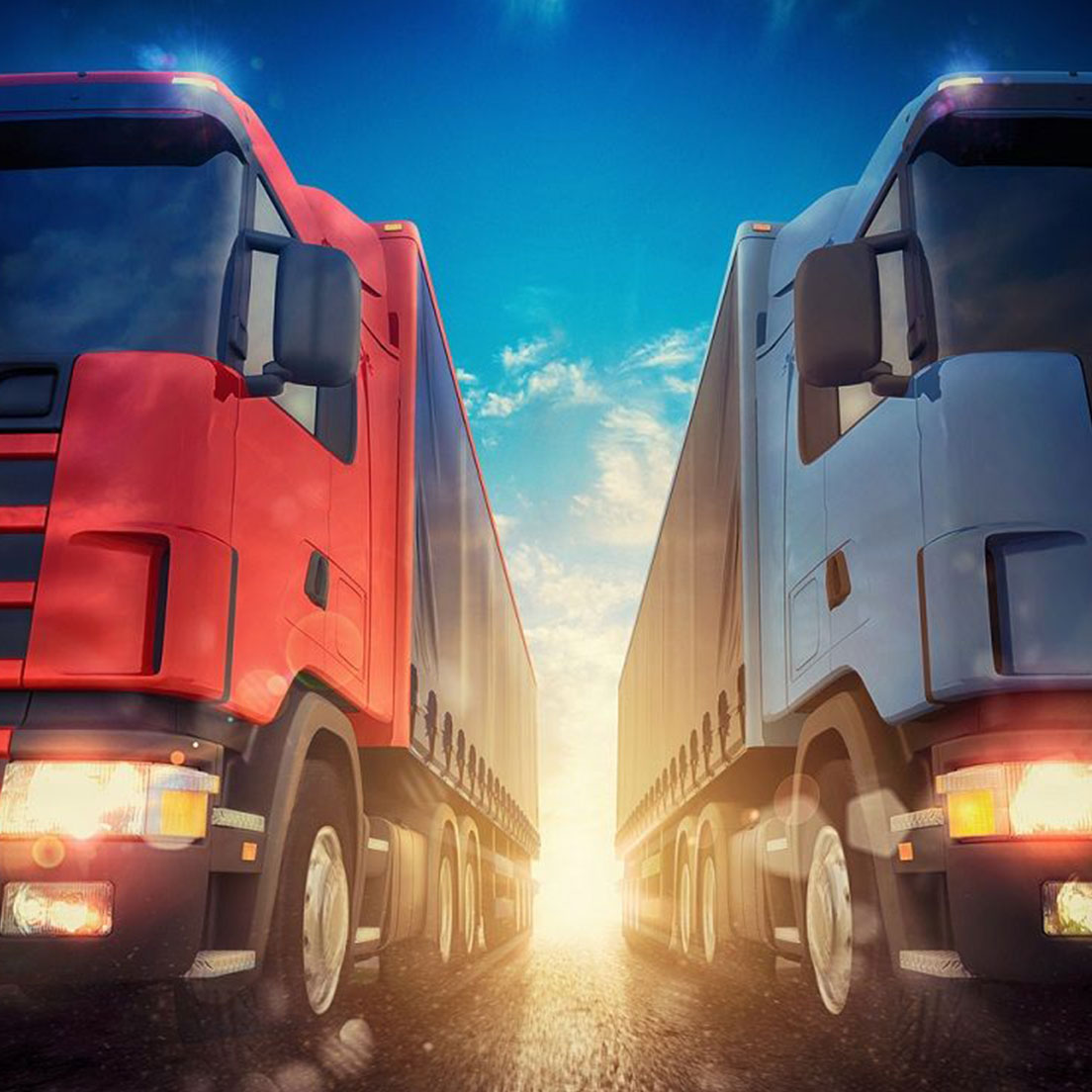 الشحن البري